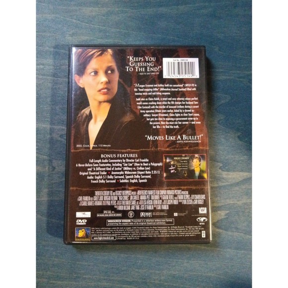 High Crimes DVD - Picture 2 of 3